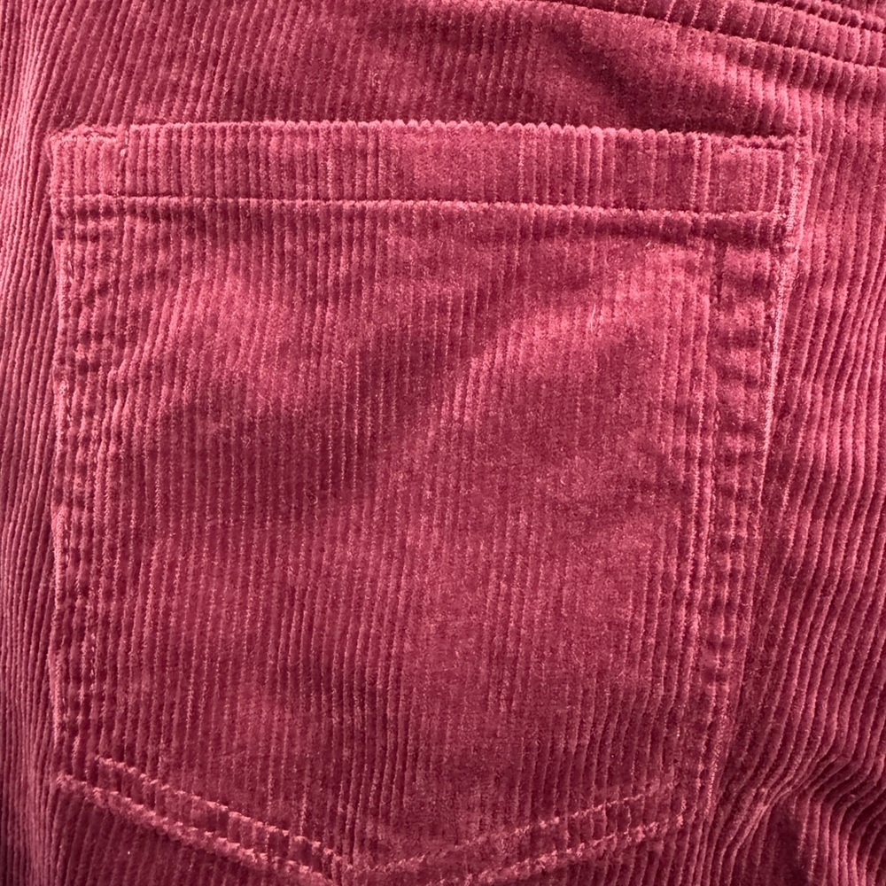 Style and Co Burgundy Corduroy Pants - Picture 5 of 5